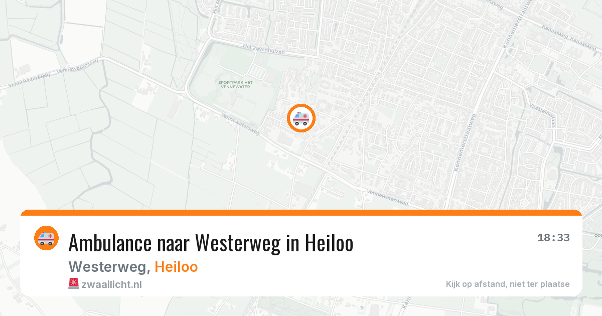 Ambulance naar Westerweg in Heiloo — 21 mrt 2026