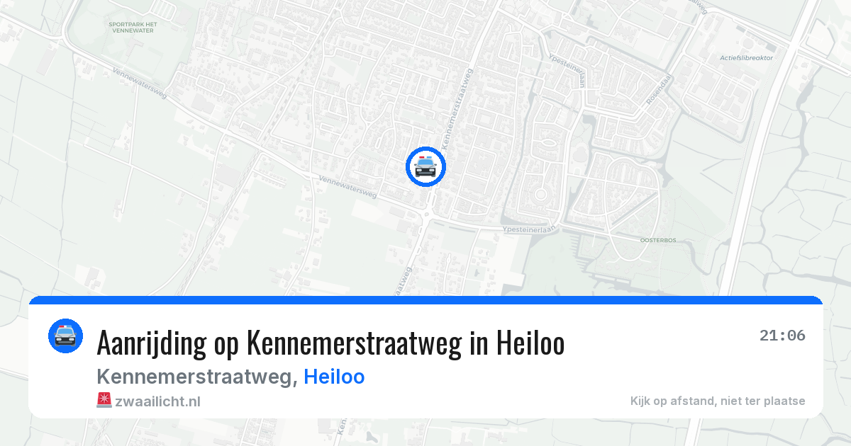 Aanrijding op Kennemerstraatweg in Heiloo — 19 mrt 2026