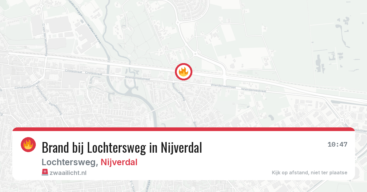 Brand bij Lochtersweg in Nijverdal — 20 jun 2026