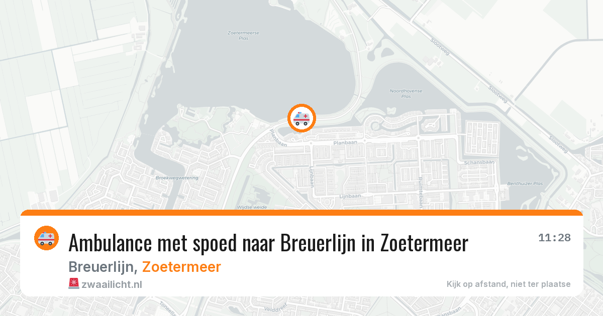 Ambulance met spoed naar Breuerlijn in Zoetermeer — 18 jan 2026