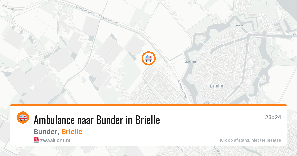 Ambulance naar Bunder in Brielle — 7 jul 2026