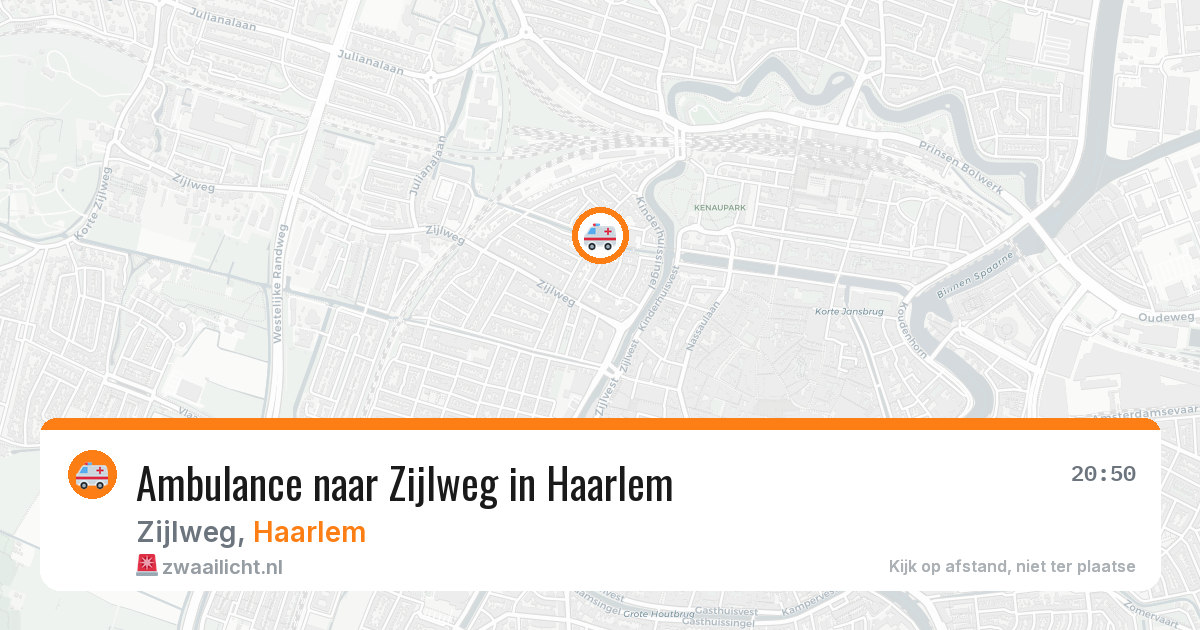 Ambulance naar Zijlweg in Haarlem — 6 jul 2026