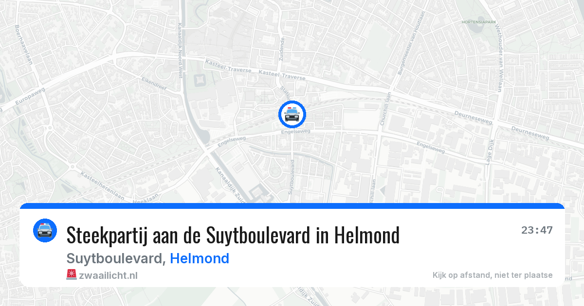 Steekpartij aan de Suytboulevard in Helmond — 5 feb 2026
