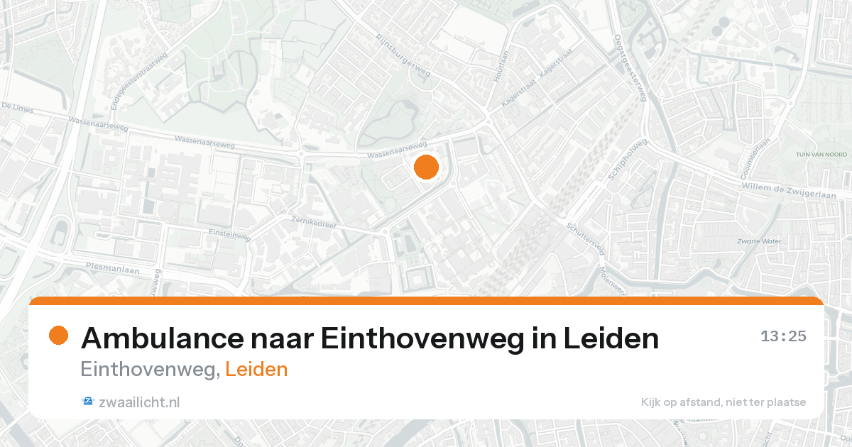 Ambulance naar Einthovenweg in Leiden — 8 apr 2026