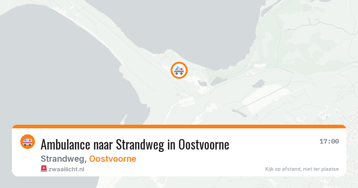 Ambulance naar Strandweg in Oostvoorne — 14 jul 2026