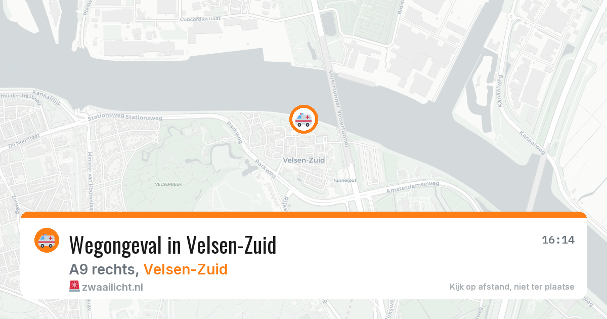 Wegongeval in Velsen-Zuid — 11 mrt 2026