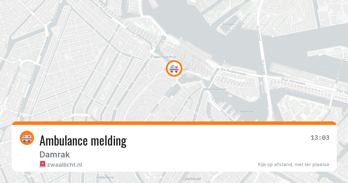 Ambulance melding — 12 apr 2026