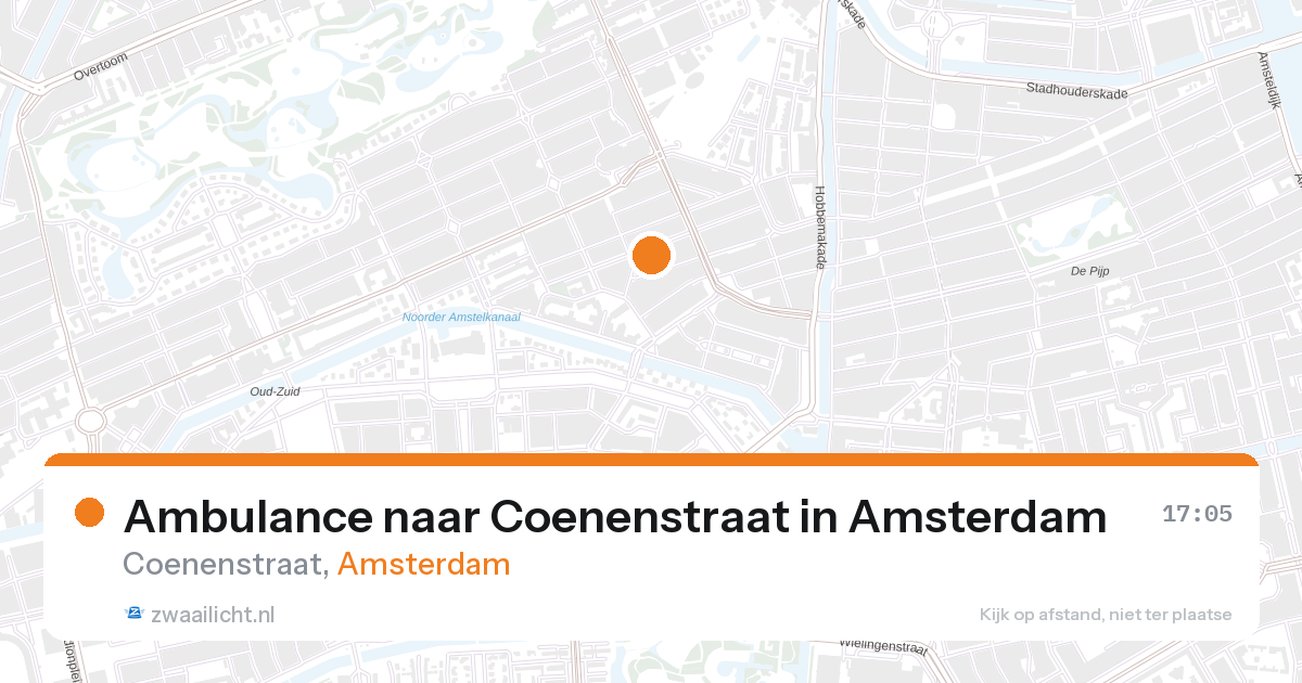 Ambulance naar Coenenstraat in Amsterdam — 25 jun 2026