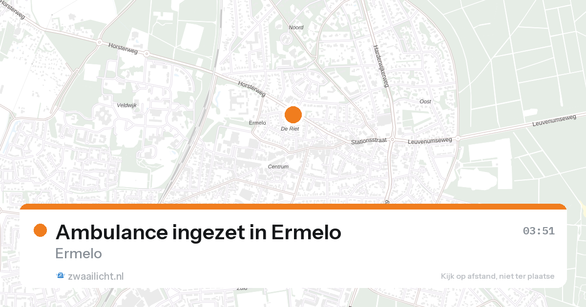 Ambulance ingezet in Ermelo — 7 feb 2026