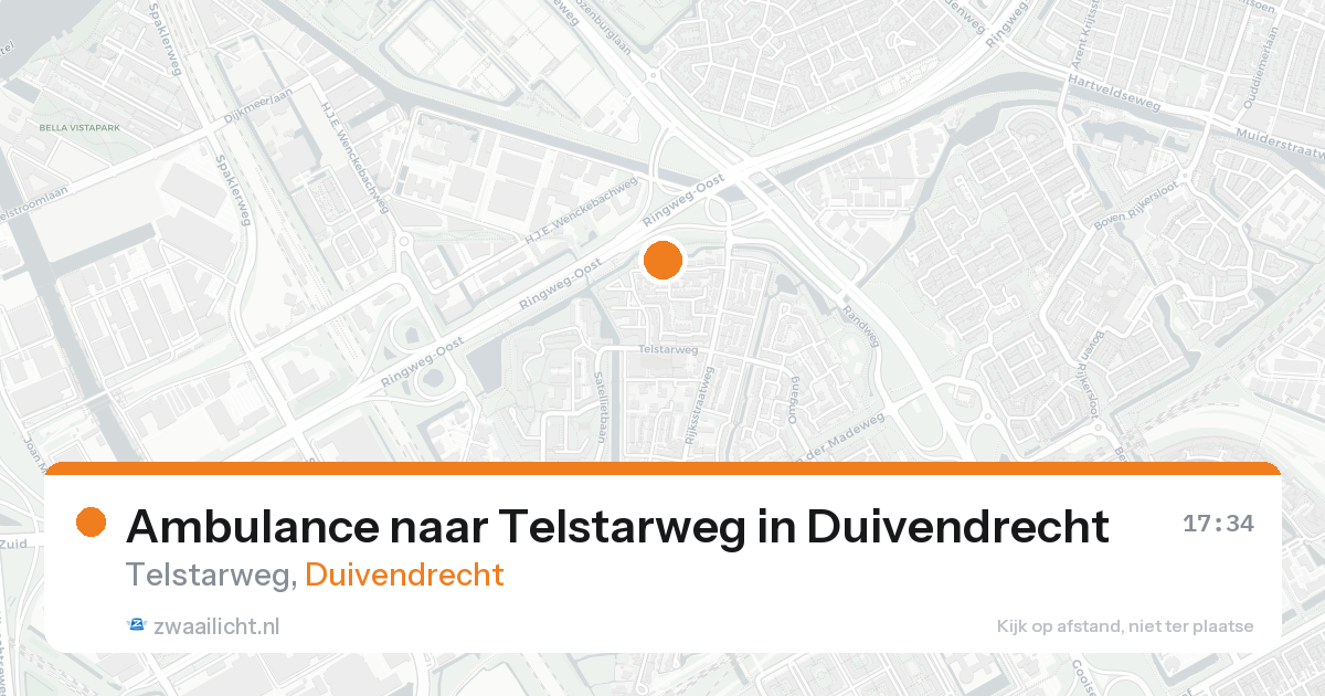 Ambulance naar Telstarweg in Duivendrecht — 19 aug 2026