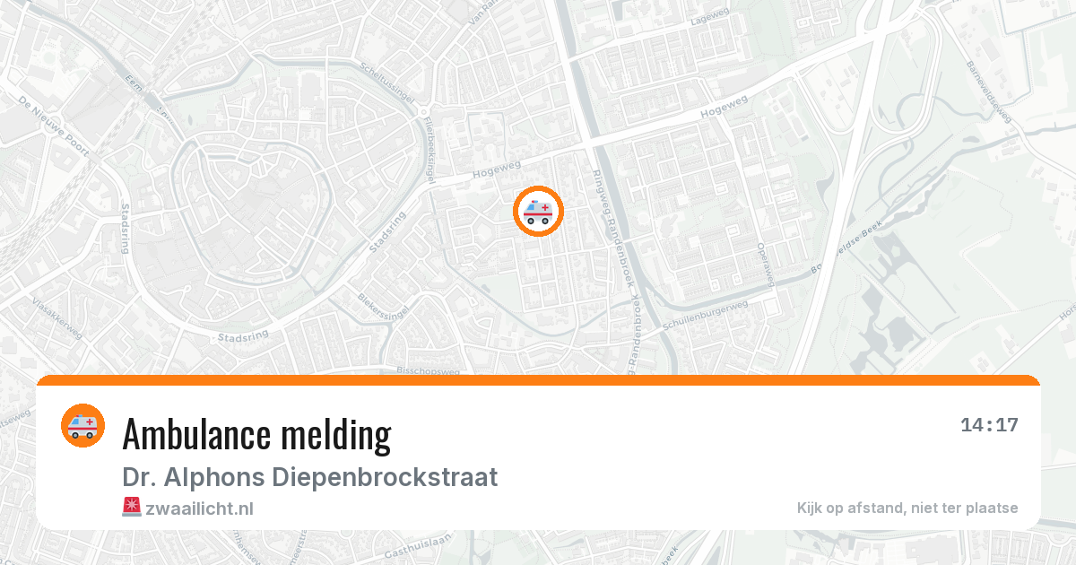 Ambulance melding — 12 mei 2026
