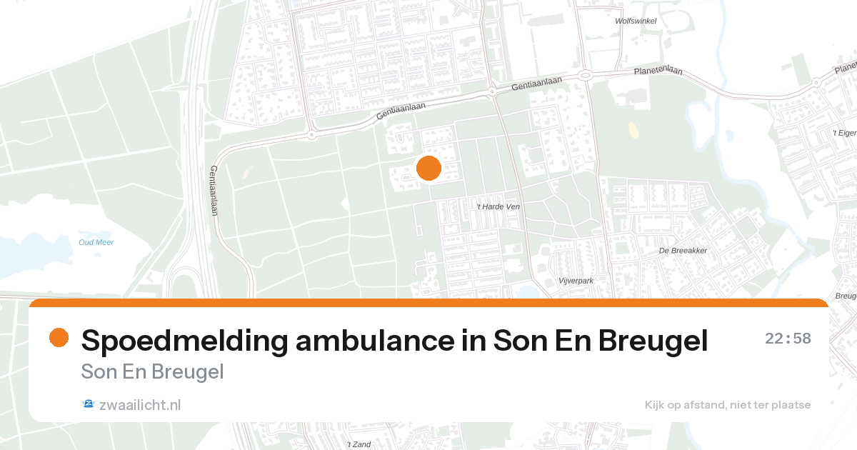 Spoedmelding ambulance in Son En Breugel — 26 aug 2026