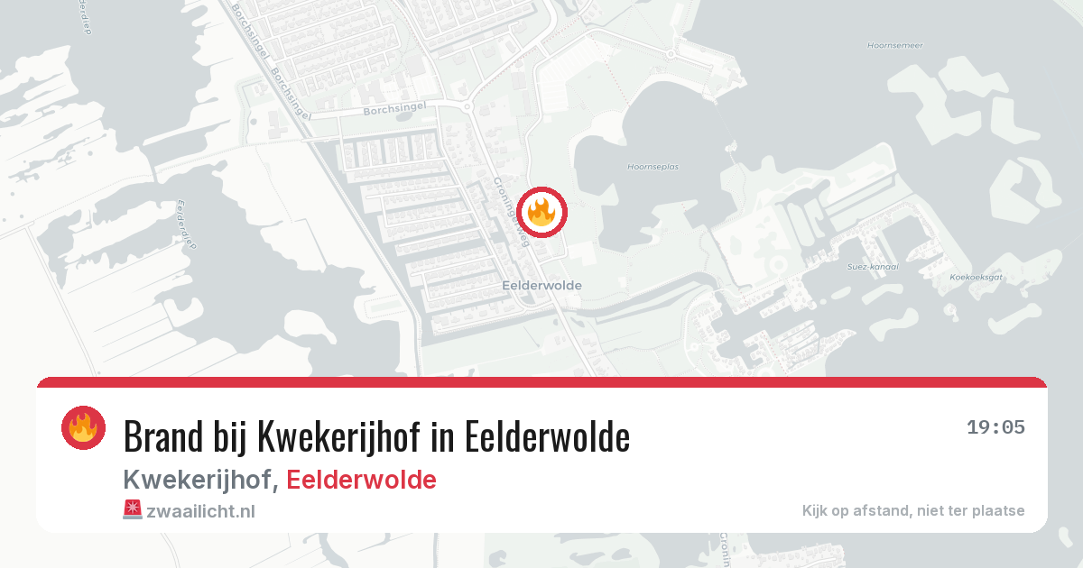 Brand bij Kwekerijhof in Eelderwolde — 9 aug 2026