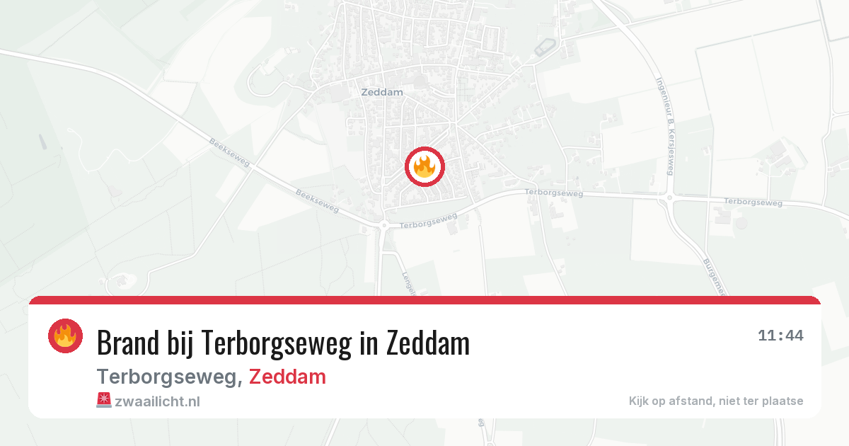 Brand bij Terborgseweg in Zeddam — 10 jul 2026