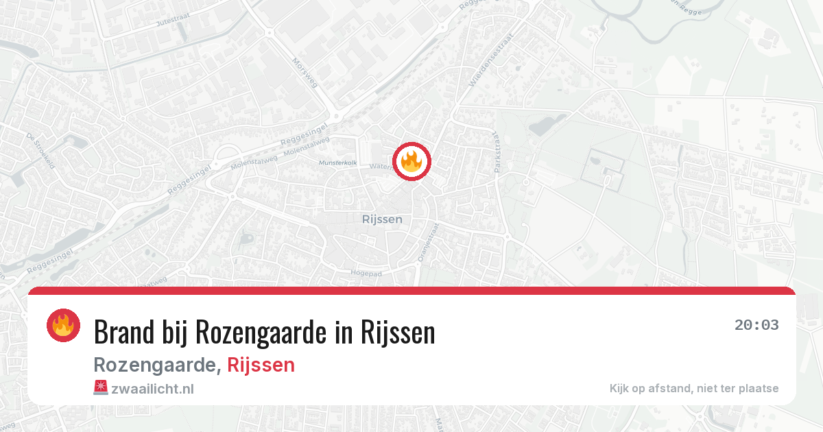 Brand bij Rozengaarde in Rijssen — 30 jul 2026
