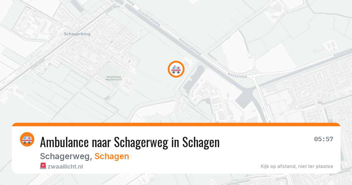 Ambulance naar Schagerweg in Schagen — 7 aug 2026