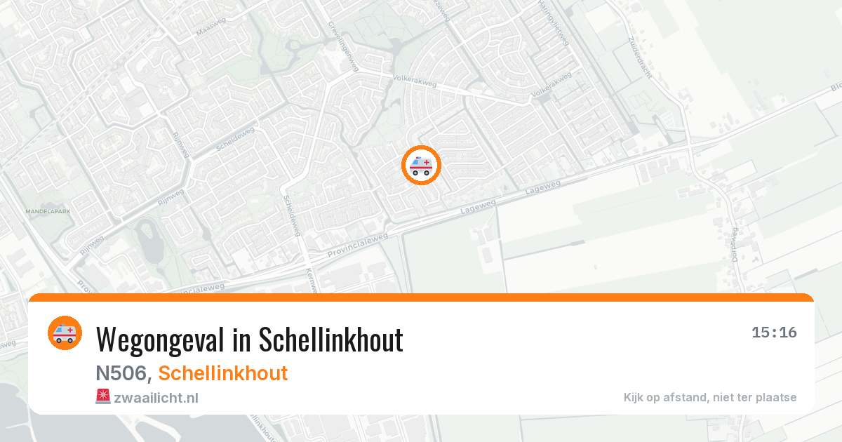 Wegongeval in Schellinkhout — 20 jan 2026