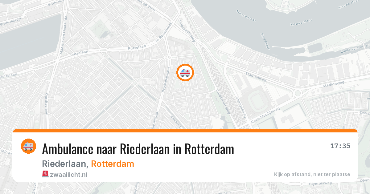 Ambulance naar Riederlaan in Rotterdam — 20 jun 2026