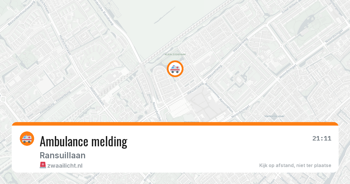 Ambulance melding — 17 apr 2026