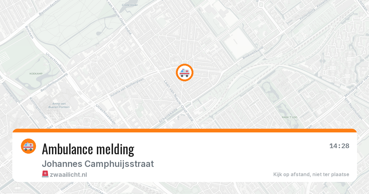 Ambulance melding — 21 jun 2026