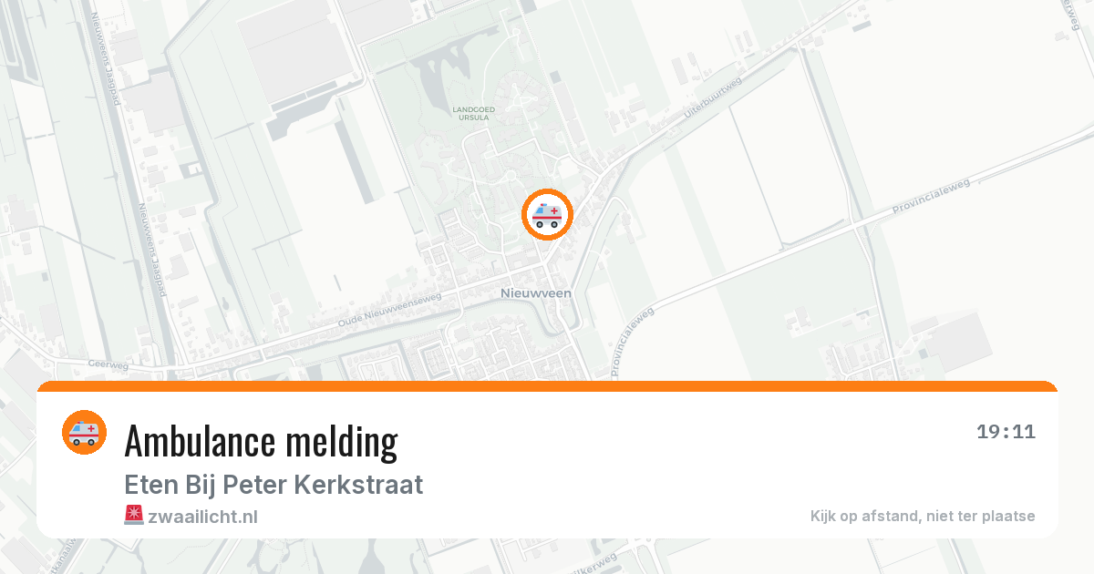 Ambulance melding — 8 feb 2026