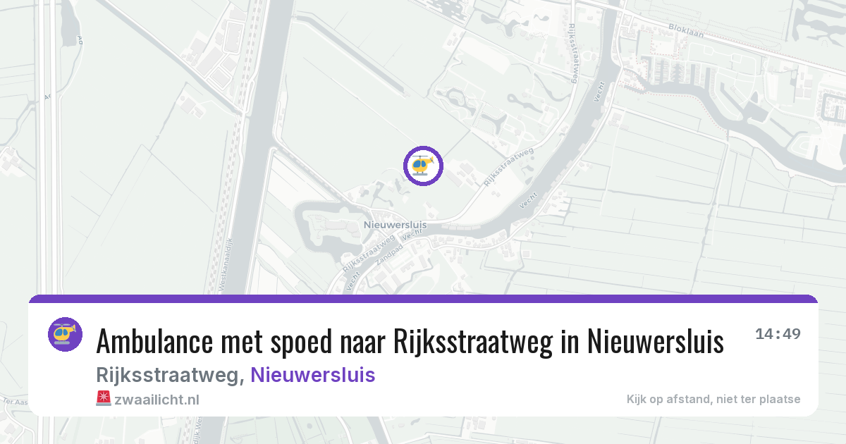 Ambulance met spoed naar Rijksstraatweg in Nieuwersluis — 4 mrt 2026
