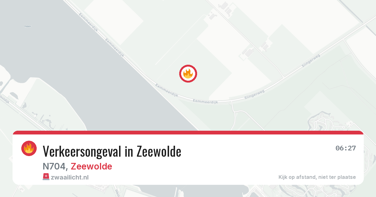 Verkeersongeval in Zeewolde — 29 jan 2026