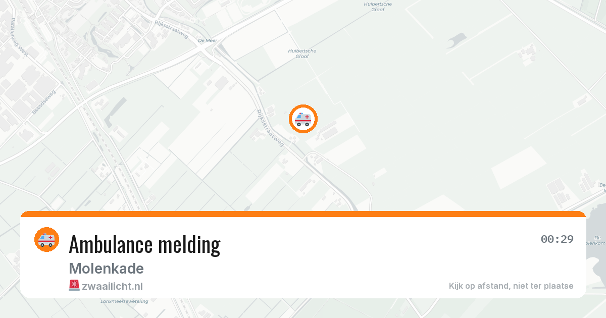 Ambulance melding — 30 mei 2026