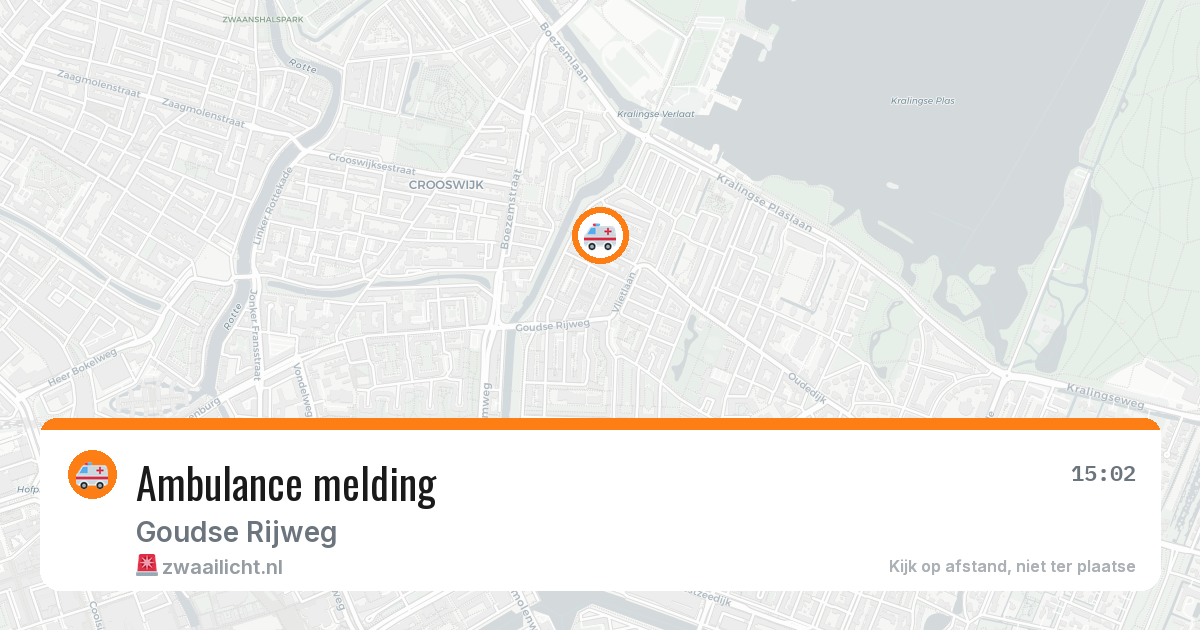 Ambulance met spoed naar Goudse Rijweg in 3061DA — 2 jun 2026