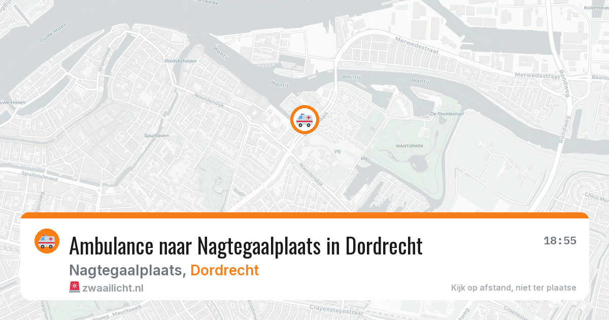 Ambulance naar Nagtegaalplaats in Dordrecht — 3 apr 2026