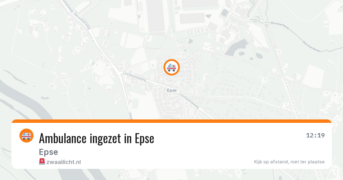 Ambulance ingezet in Epse — 24 feb 2026