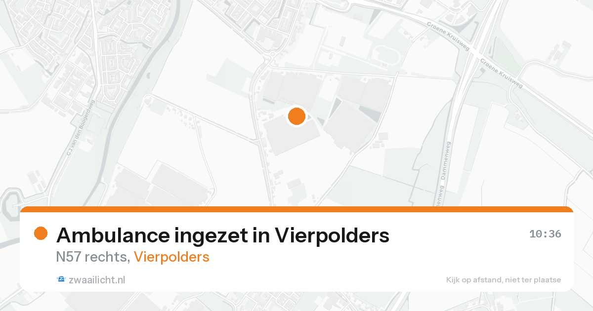 Ambulance ingezet in Vierpolders — 24 aug 2026