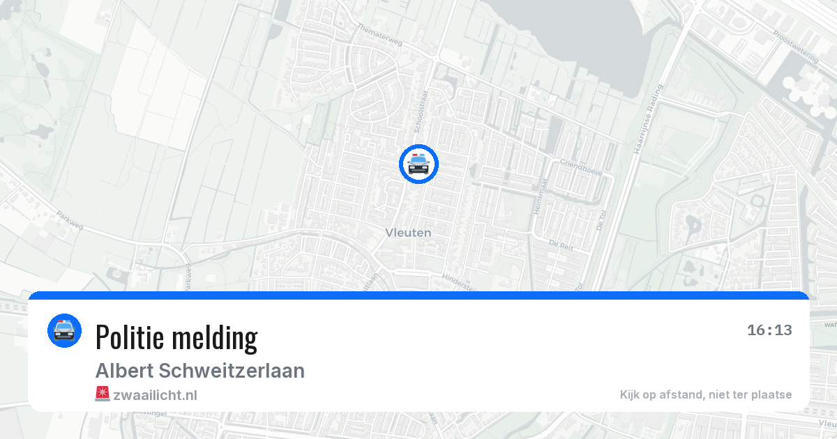 Politie melding — 9 jul 2026