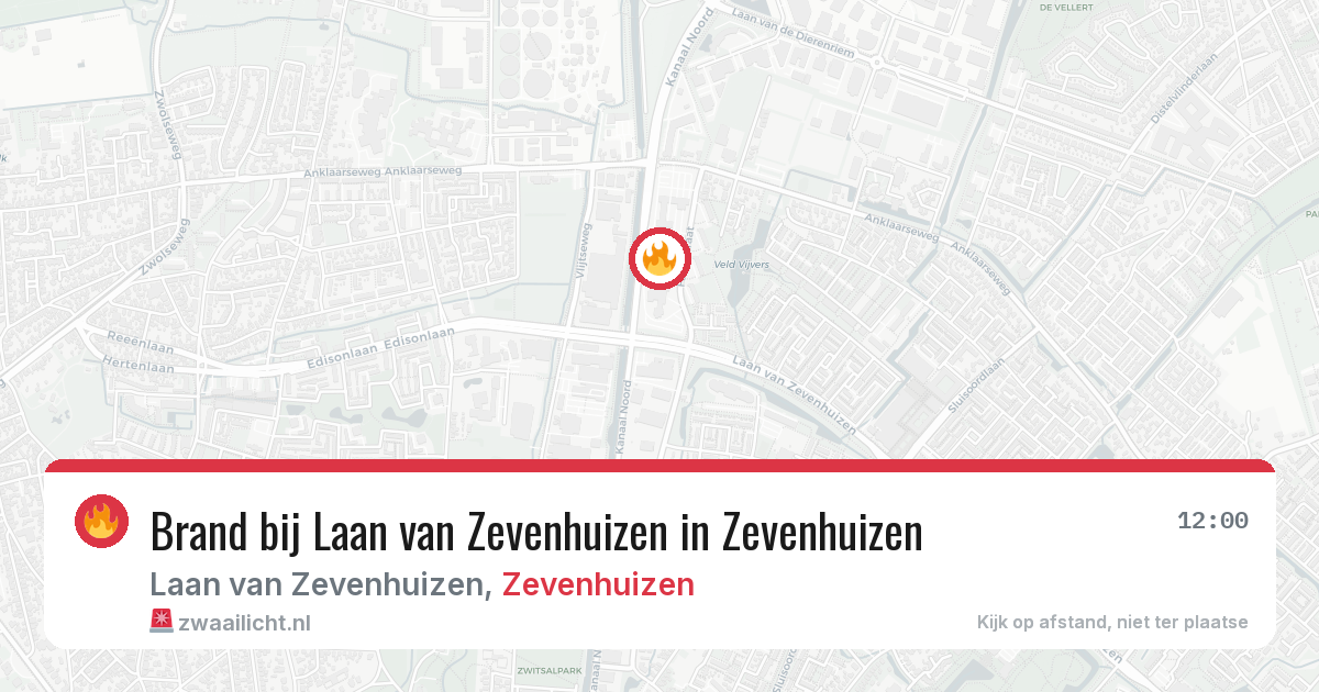 Brand bij Laan van Zevenhuizen in Zevenhuizen — 28 jun 2026