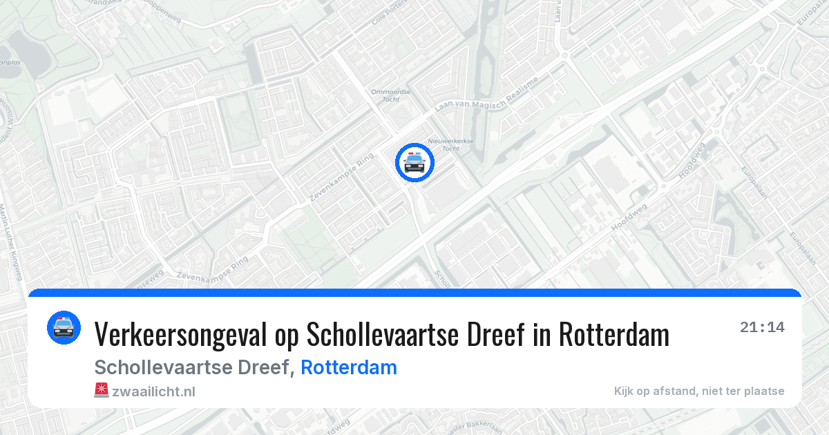 Verkeersongeval op Schollevaartse Dreef in Rotterdam — 5 mei 2026