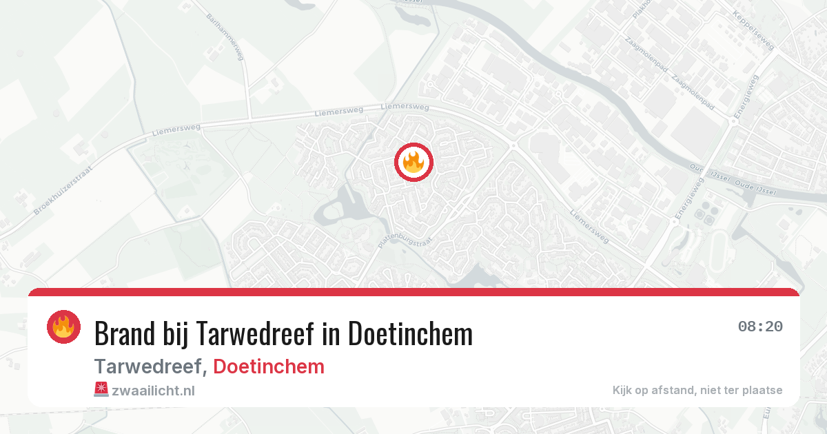 Brand bij Tarwedreef in Doetinchem — 28 jun 2026