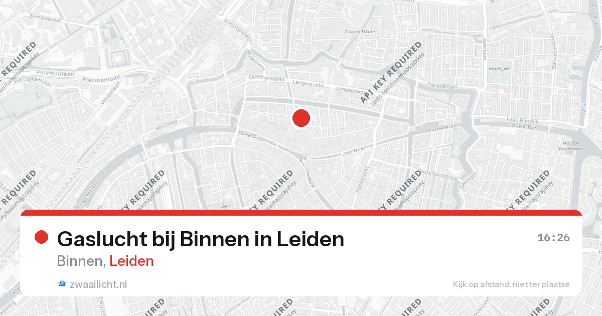 Gaslucht bij Binnen in Leiden — 23 feb 2026