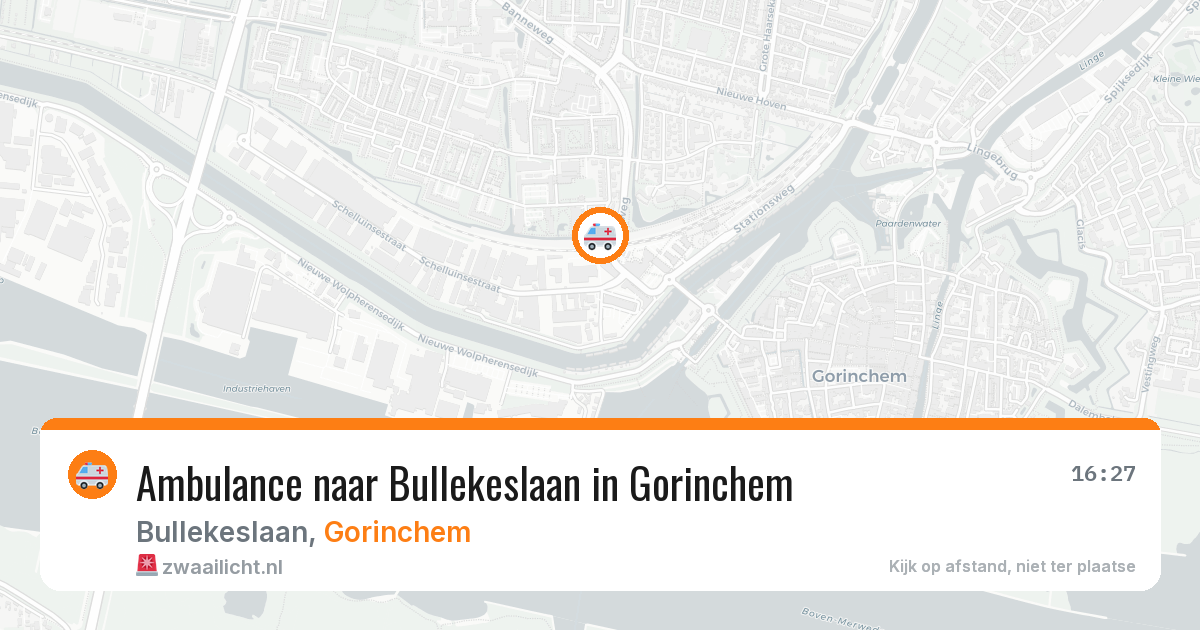 Ambulance naar Bullekeslaan in Gorinchem — 21 jul 2026