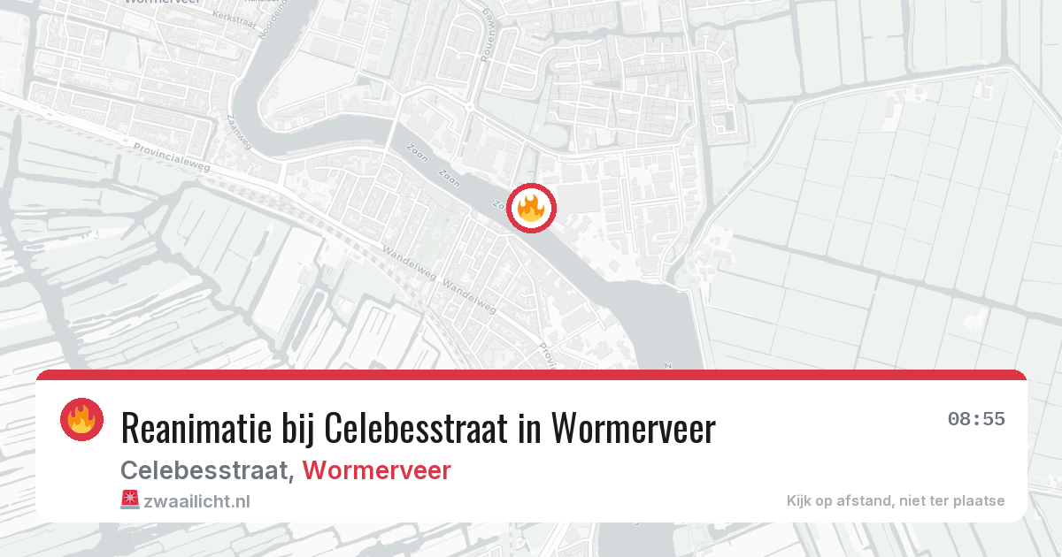 Reanimatie bij Celebesstraat in Wormerveer — 15 mei 2026