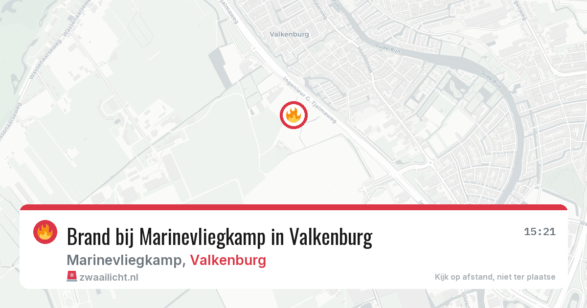 Brand bij Marinevliegkamp in Valkenburg — 30 jun 2026