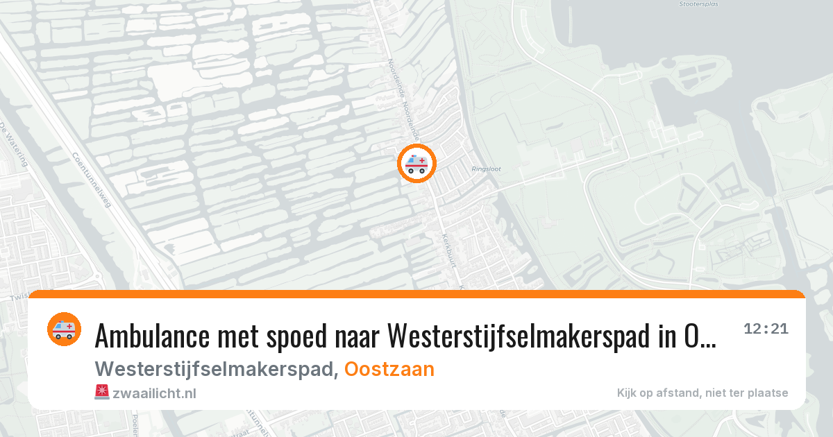 Ambulance met spoed naar Westerstijfselmakerspad in Oostzaan — 23 feb 2026