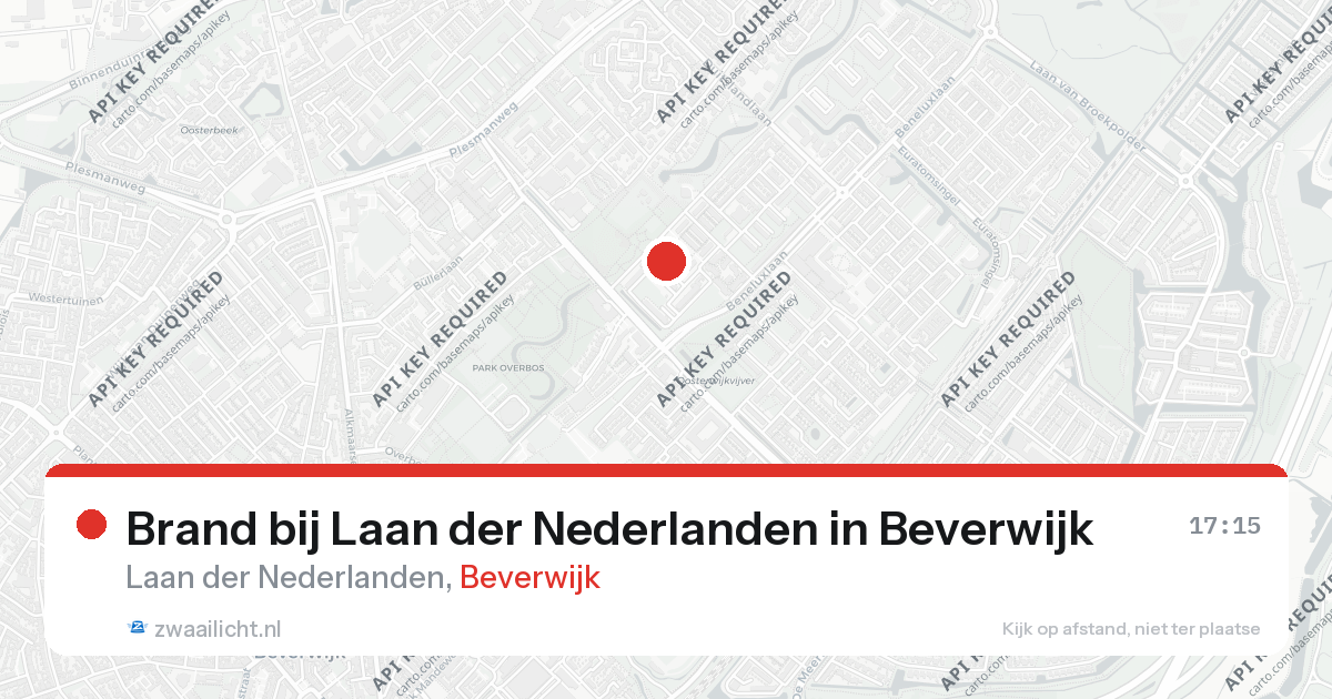 Brand bij Laan der Nederlanden in Beverwijk — 26 aug 2026