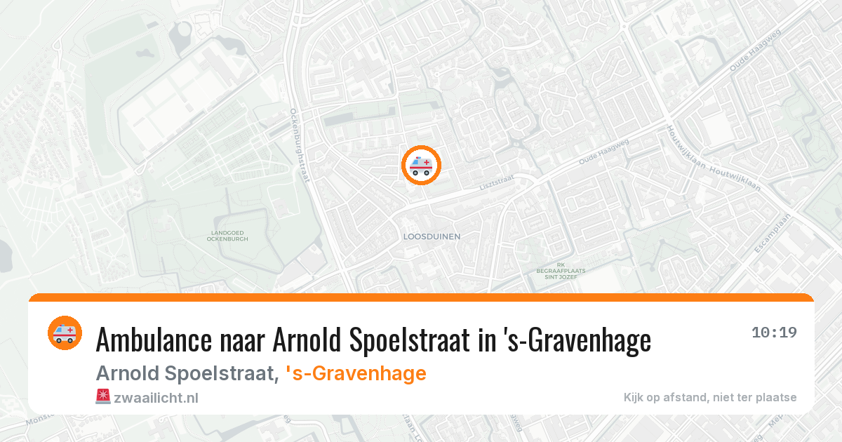 Ambulance naar Arnold Spoelstraat in 's-Gravenhage — 18 jun 2026