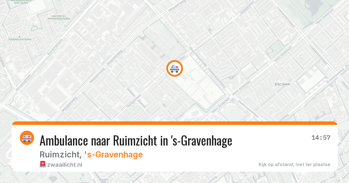 Ambulance naar Ruimzicht in 's-Gravenhage — 23 apr 2026
