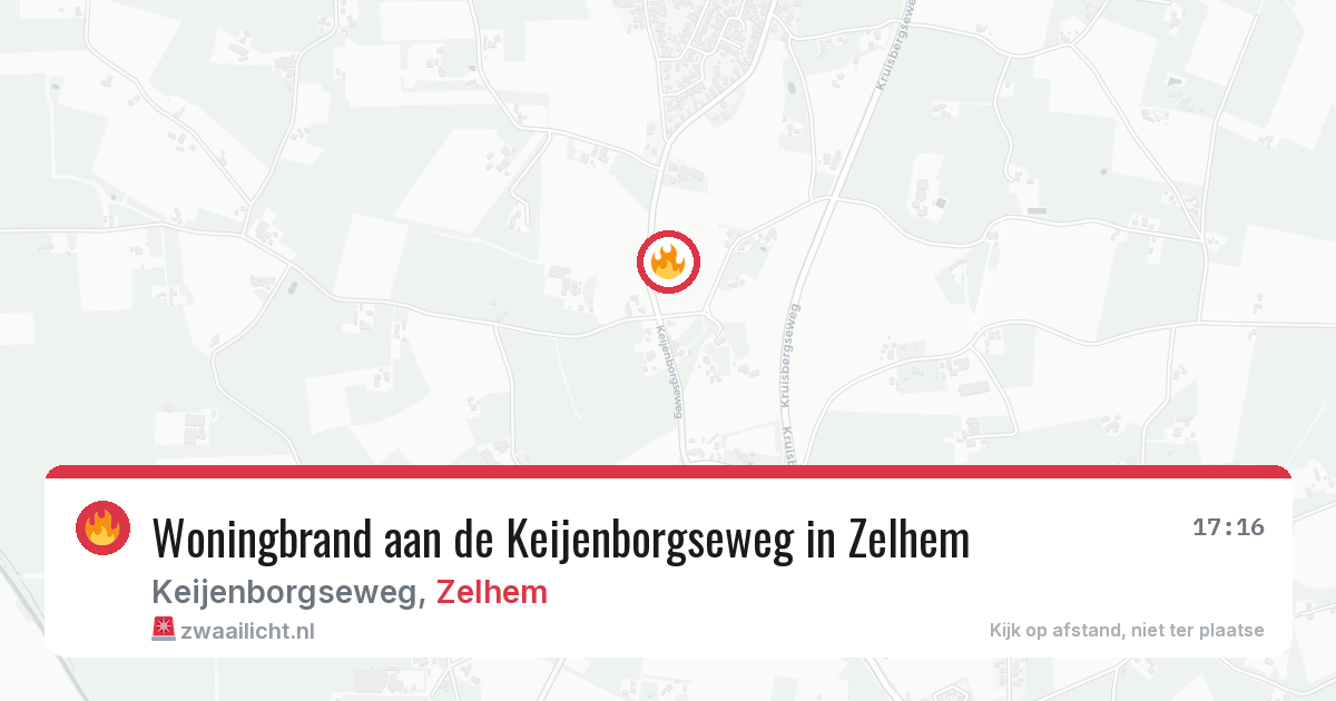 Woningbrand aan de Keijenborgseweg in Zelhem — 9 mei 2026