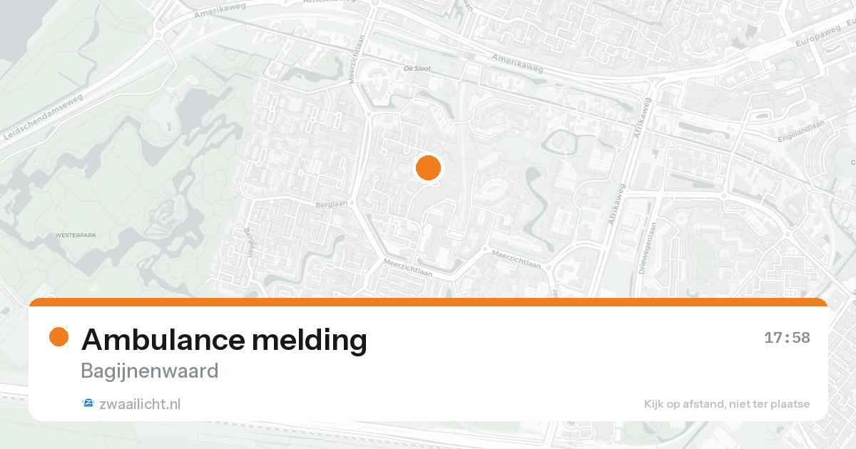 Ambulance melding — 31 jan 2026