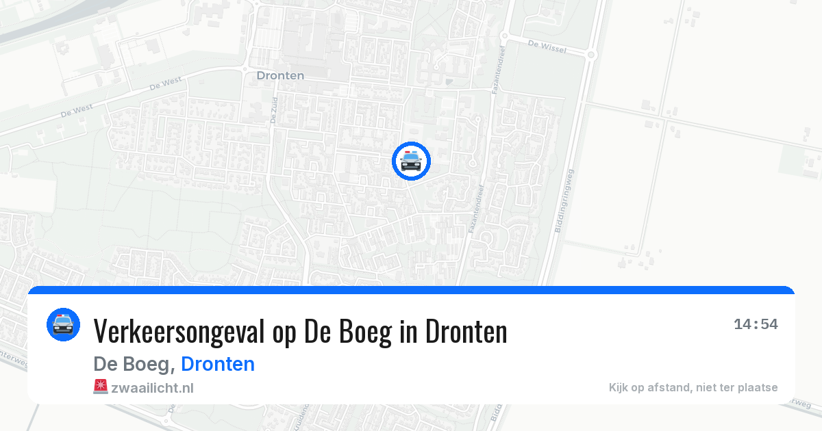 Verkeersongeval op De Boeg in Dronten — 30 jun 2026