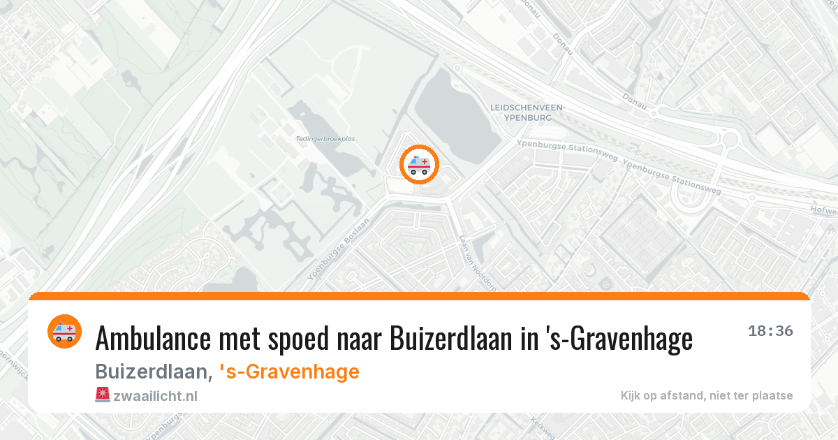 Ambulance met spoed naar Buizerdlaan in 's-Gravenhage — 12 jun 2026