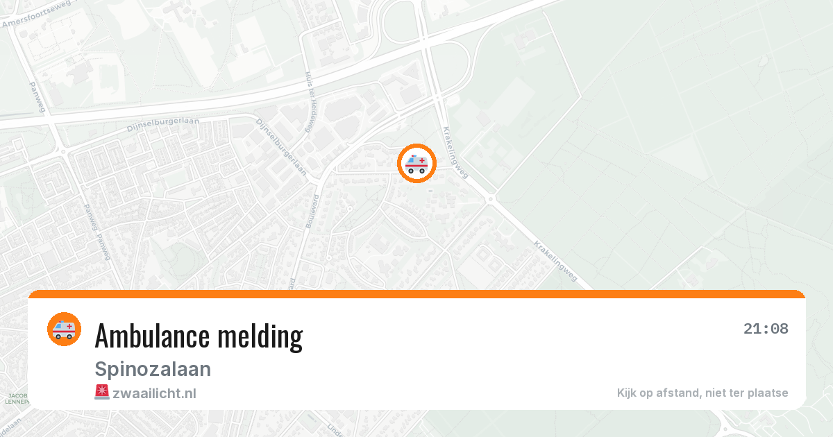 Ambulance melding — 7 mei 2026