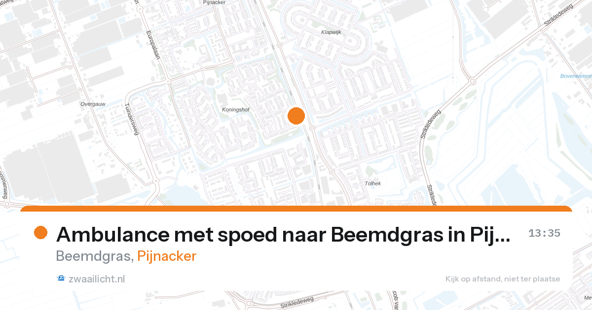 Ambulance met spoed naar Beemdgras in Pijnacker — 22 feb 2026